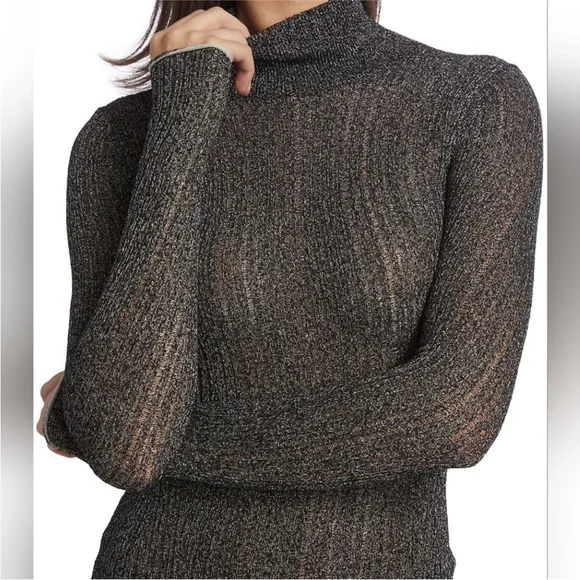 RAG & BONE Lexi Metallic Sweater size xxs - Picture 2 of 5